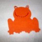 6 Piece Rainbow Frogs Felt Set