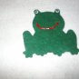 6 Piece Rainbow Frogs Felt Set