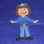 Police Officer Felt Board Person -add on