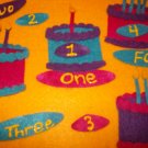 15 Piece Counting Numbers Cake Flannelboard Set