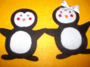 10 Piece Penguin Flannelboard Set