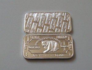 1 Gram Silver Bar