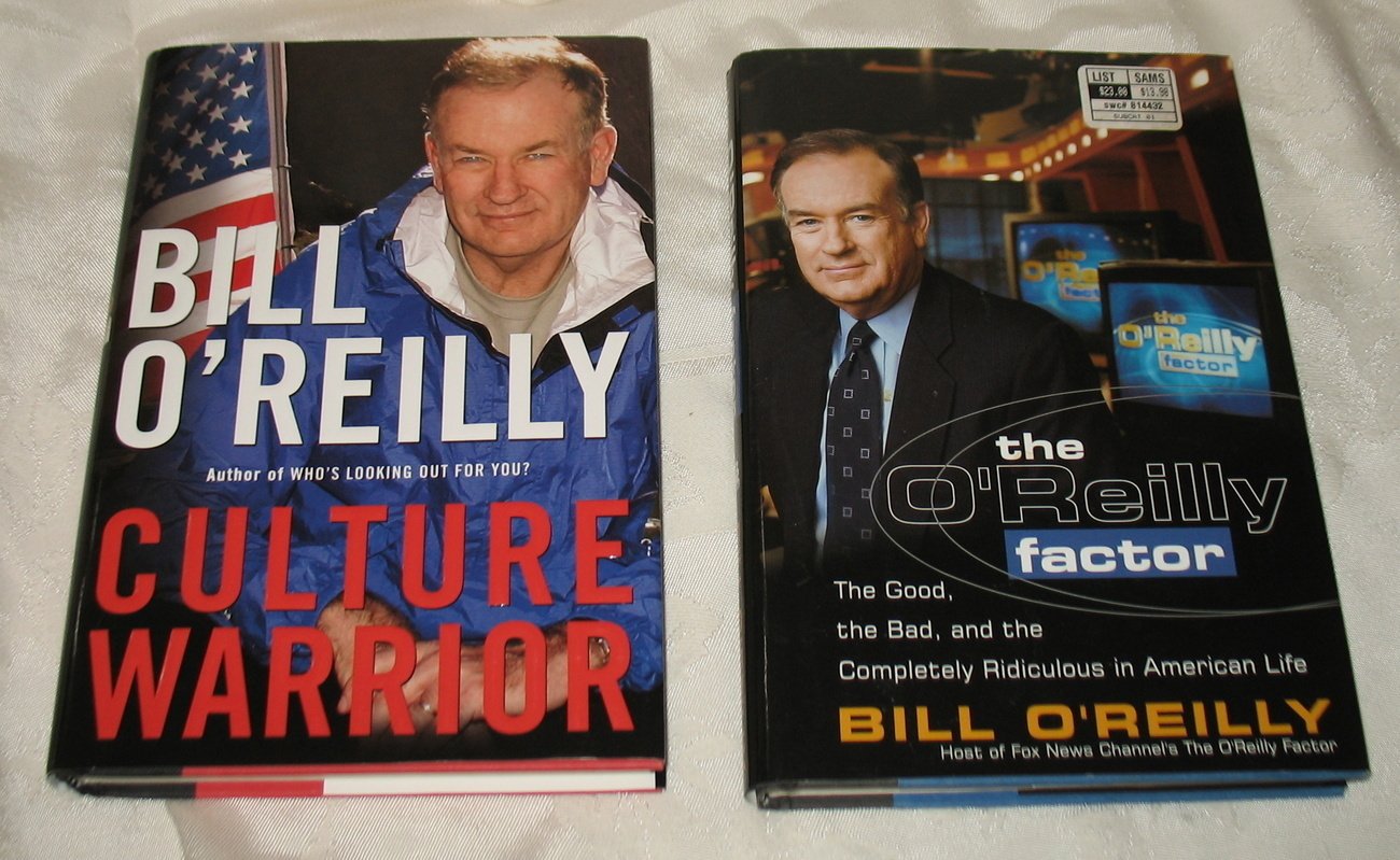 Bill O'Reilly's Culture Warrior &The O'Reilly Factor HB w cover