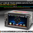 6.2" HD 2 Din Car Auto Raido Touchscreen GPS BT PIP 3D Rotating Dual Zone DVB-T-863D