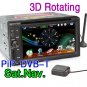 6.2" HD 2 Din Car Auto Raido Touchscreen GPS BT PIP 3D Rotating Dual Zone DVB-T-863D