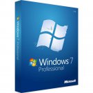 Microsoft Windows 7 PRO Professional Genuine License KEY - free ISO Dowload