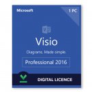 Genuine Microsoft Visio 2016 Professional Product Key 32 bit / 64 bit And Free Download