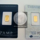 1 GRAM FORTUNA PAMP SUISSE 24K GOLD BAR 999.9 SEALED *FREE SHIPPING*
