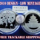2010 1 OZ OUNCE .999 SILVER BULLION CHINESE PANDA COIN GEM BU UNC ♦ IN STOCK ♦