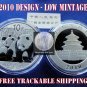 2010 1 OZ OUNCE .999 SILVER BULLION CHINESE PANDA COIN GEM BU UNC ♦ IN STOCK ♦