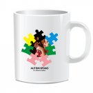 Autism coffee mug can be personalized