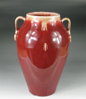 QING DYNASTY  OX-BLOOD RED GLAZE  Vessel #P2586