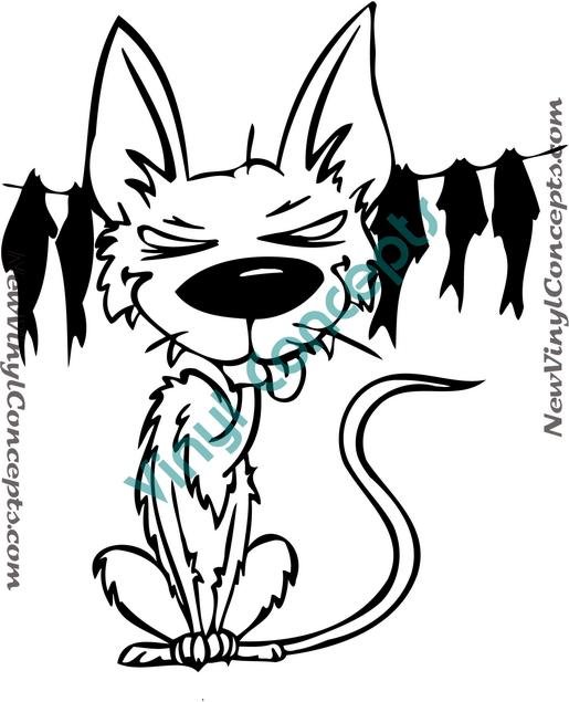 Funny Cat Animal #1 Decal Sticker