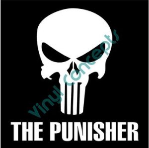 The Punisher DC Comics Style#1 Decal Sticker