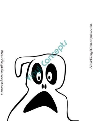 Little Ghost Halloween Style #2 Decal Sticker