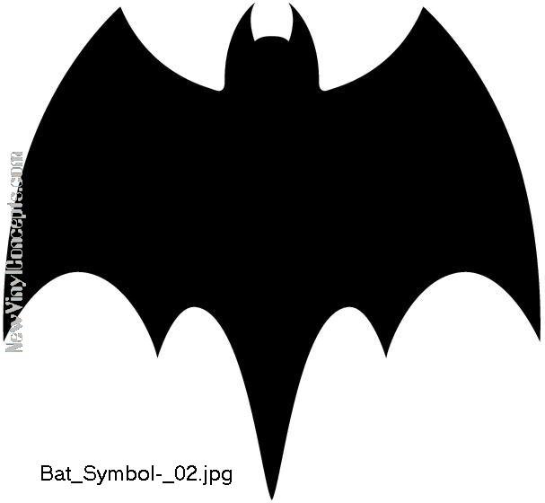 Batman Bat Symbol Style #2 Decal Sticker