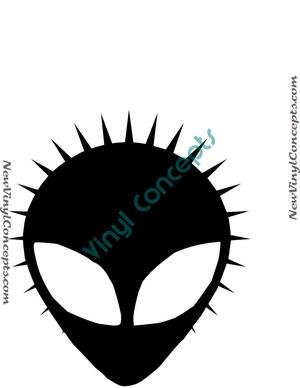 Crazy Alien Art UFO Fantasy #4 Decal Sticker