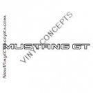 FORD MUSTANG GT AUTO Decal Sticker