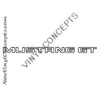 FORD MUSTANG GT AUTO Decal Sticker