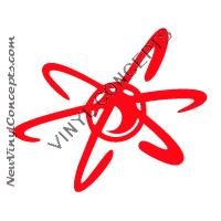 Jimmy Neutron Cartoon Logo Decal Sticker