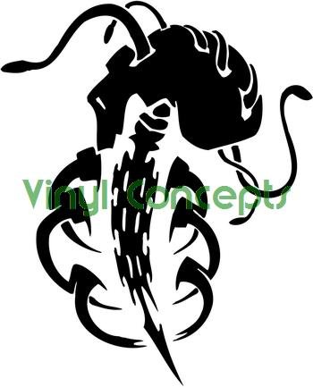Crazy Tribal Art Style #2 Decal Sticker