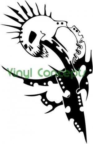 Crazy Tribal Art Style #4 Decal Sticker