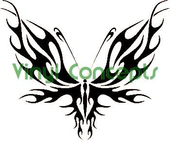 Crazy Butterfly Art Style #2 Decal Sticker
