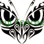 Crazy Butterfly Art Style #3 Decal Sticker