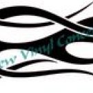 Flaming Eagle Tribal Style #1 Decal Sticker