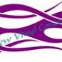 Flaming Eagle Tribal Style #1 Decal Sticker