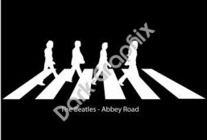 The Beatles Abbey Road Band Music Artist Logo Decal Sticker