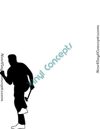 Golf Silhouette #5 Decal Sticker
