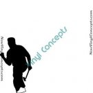 Golf Silhouette #5 Decal Sticker