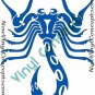 Scorpio Zodiac Astrological Sign Symbol Tribal Decal Sticker