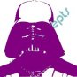 Darth Vader Star Wars Logo Decal Sticker