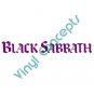 Black Sabbath Band Music Artist Logo Decal Sticker