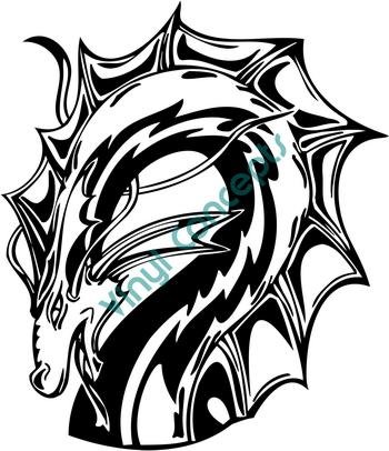 Dragon Style #3 (Fantasy & Science Fiction) Decal Sticker