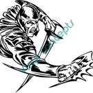 Fantastic Warrior Style#2 (Fantasy & Science Fiction) Decal Sticker