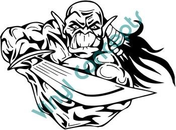 Goblin Style#2 (Fantasy & Science Fiction) Decal Sticker
