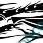 Dragon Horizontal Style#1 (Fantasy & Science Fiction) Decal Sticker