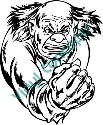 Scary Clowns Style#2 (Fantasy & Science Fiction) Decal Sticker