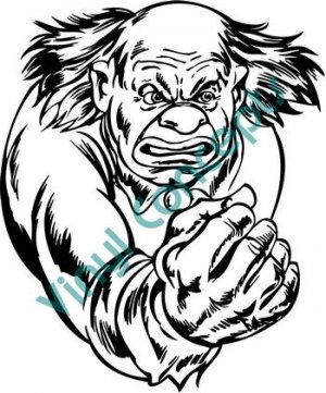 Scary Clowns Style#2 (Fantasy & Science Fiction) Decal Sticker