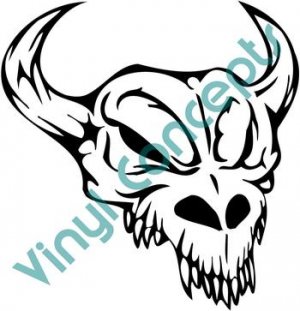 Skull #1 (Fantasy & Science Fiction) Decal Sticker