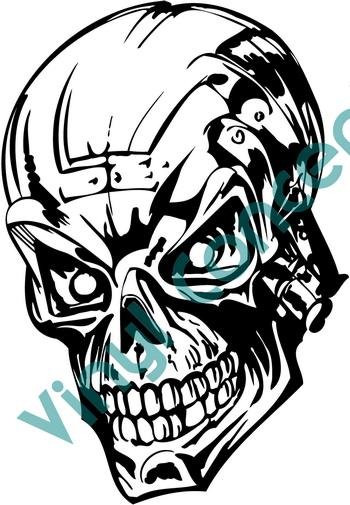 Skull #2 (Fantasy & Science Fiction) Decal Sticker