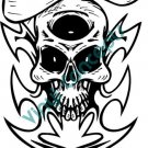 Skull Template #2 (Fantasy & Science Fiction) Decal Sticker