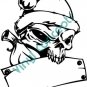 Skull Template #1 (Fantasy & Science Fiction) Decal Sticker