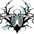 Skull Vegatation #1 (Fantasy & Science Fiction) Decal Sticker