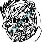 Skull Tattoo #1 (Fantasy & Science Fiction) Decal Sticker