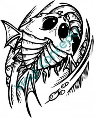 Water Monster #1 (Fantasy & Science Fiction) Decal Sticker