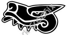 Cipactli Crocodile Aztec Ancient Logo Symbol (Decal - Sticker)